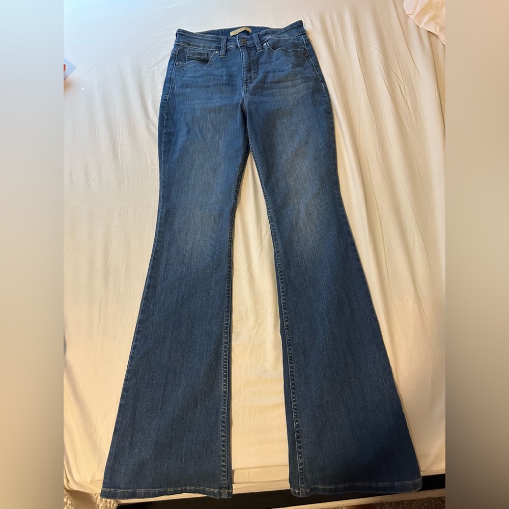 Shyanne Celeste Dark Blue High Rise Bootcut Jeans